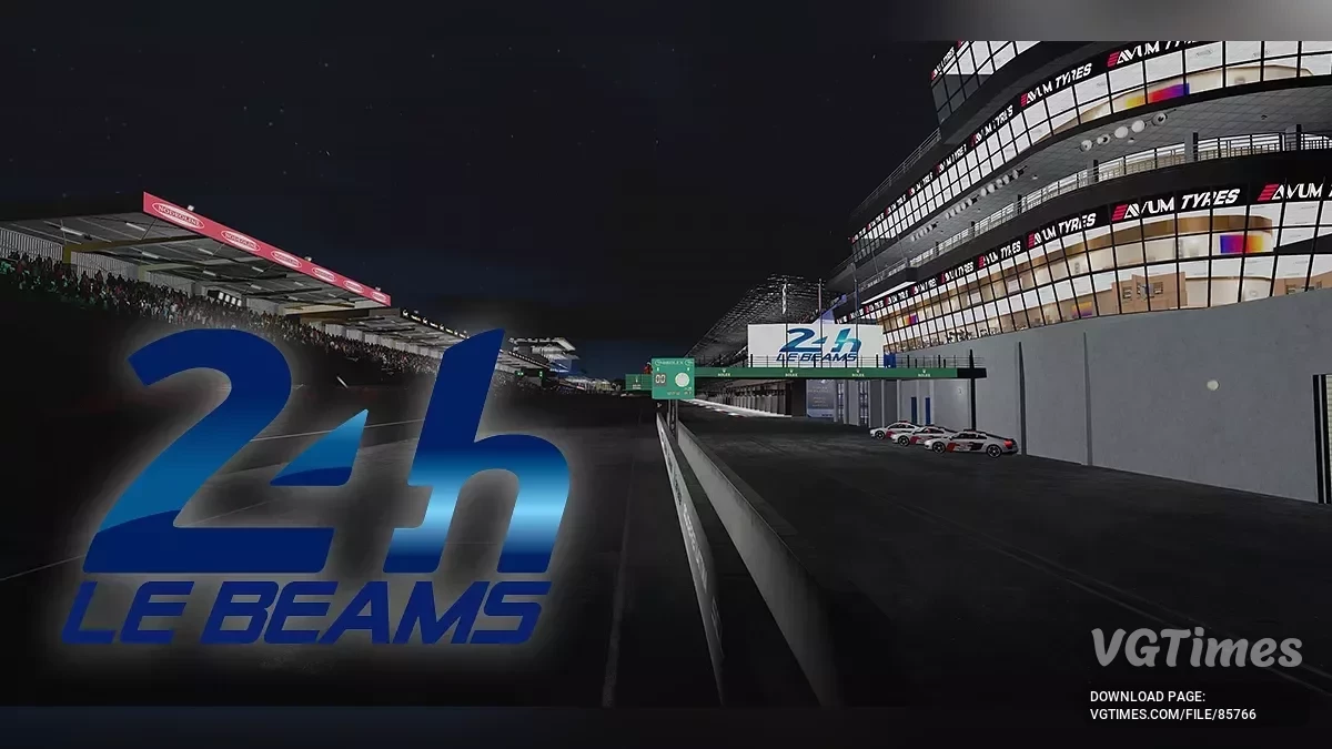 BeamNG.drive — LeBeams (Circuit de La Sarthe) v1.0 (0.36.x)