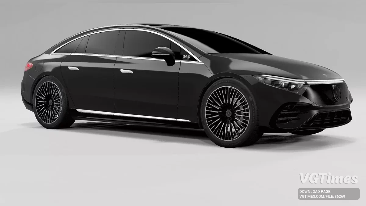 BeamNG.drive — MERCEDES-BENZ EQS (2024 model) (0.36.x)