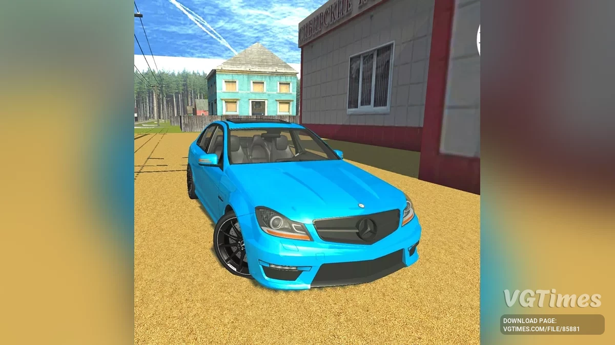 Simple Car Crash Physics Sim — Mercedes C63 W204 turbo