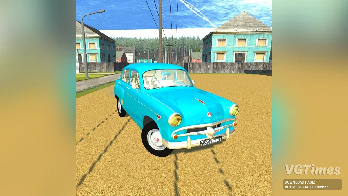 Simple Car Crash Physics Sim — Москвич 407