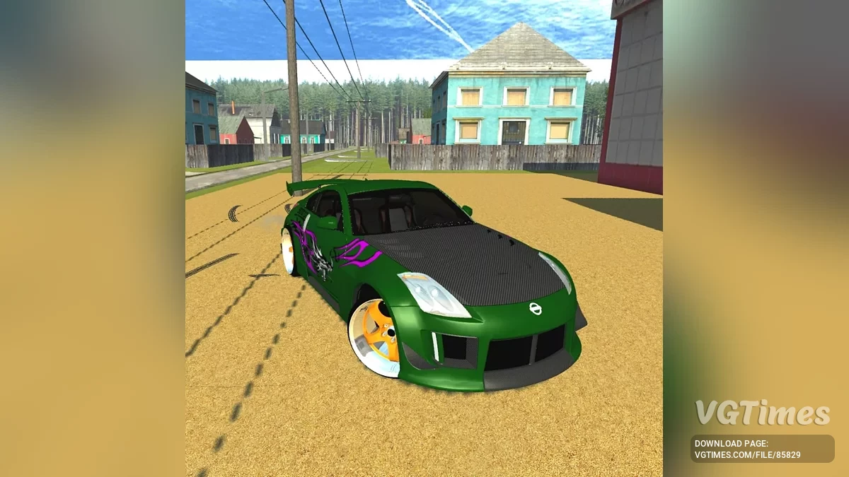 Simple Car Crash Physics Sim — Nissan 350Z Underground 2