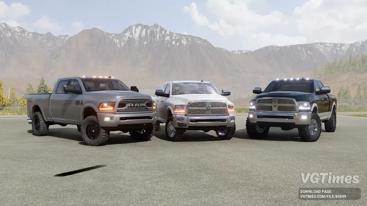 BeamNG.drive — RAM Hd 4th gen 2010-2018 v1.0 (0.36.x)