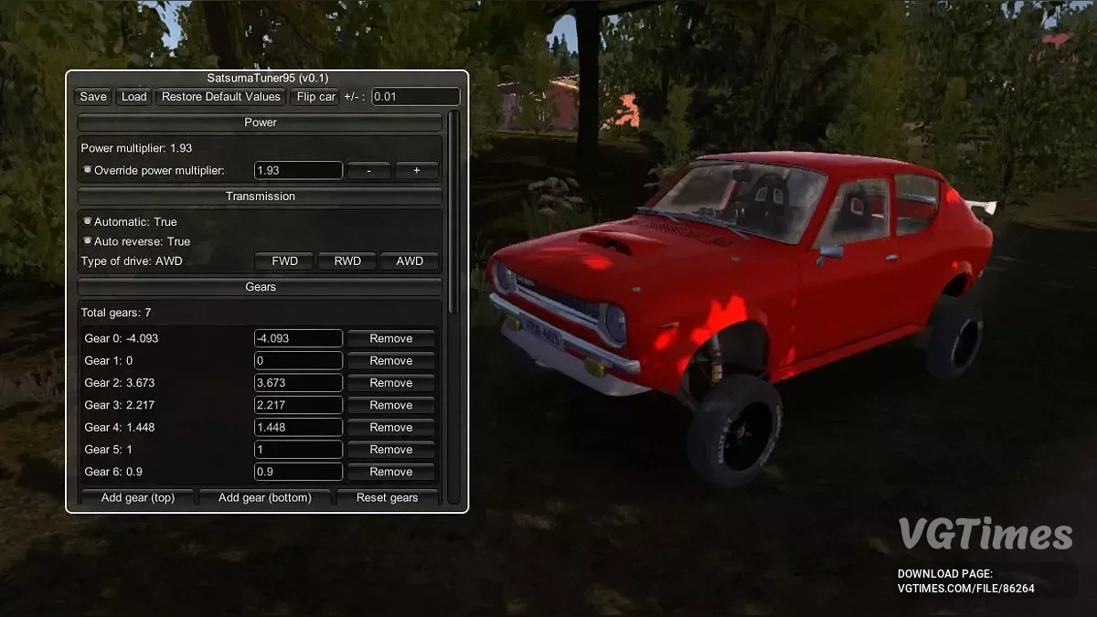 My Summer Car — SatsumaTuner95 — настройка Сатсумы