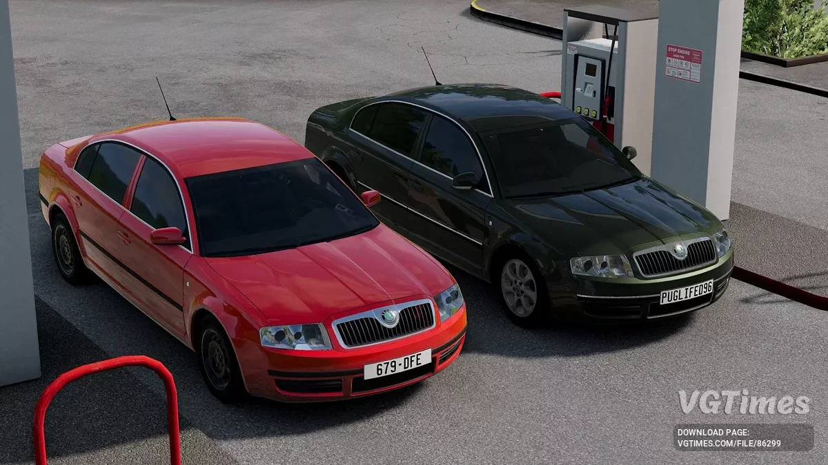 BeamNG.drive — Skoda Superb B5 v1.0 (0.36.x)