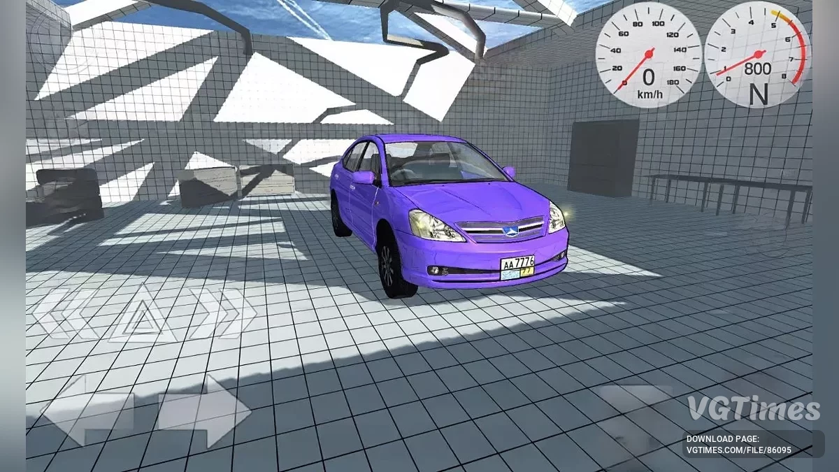 Simple Car Crash Physics Sim — Toyota Allion