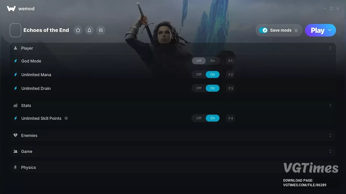 Echoes of the End — Трейнер (+9)