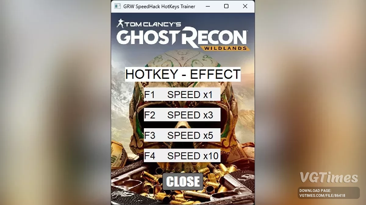 Tom Clancy&#039;s Ghost Recon: Wildlands — Трейнер (Спидхак) [1.0]