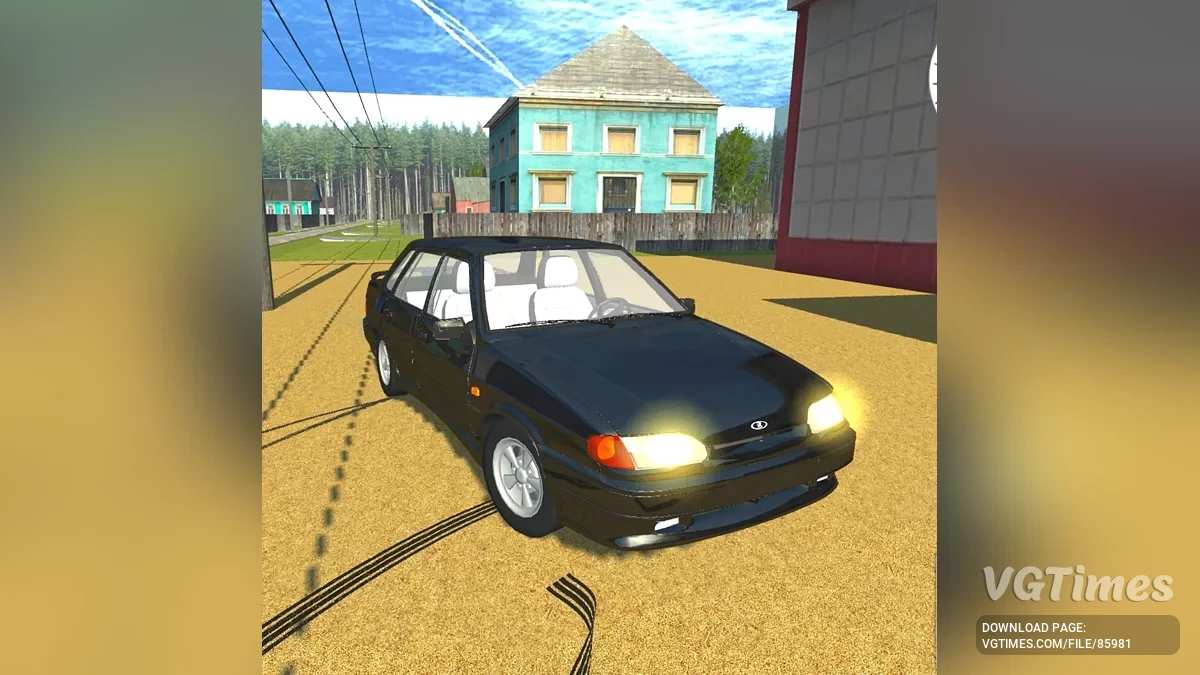 Simple Car Crash Physics Sim — Vaz 2115 turbo