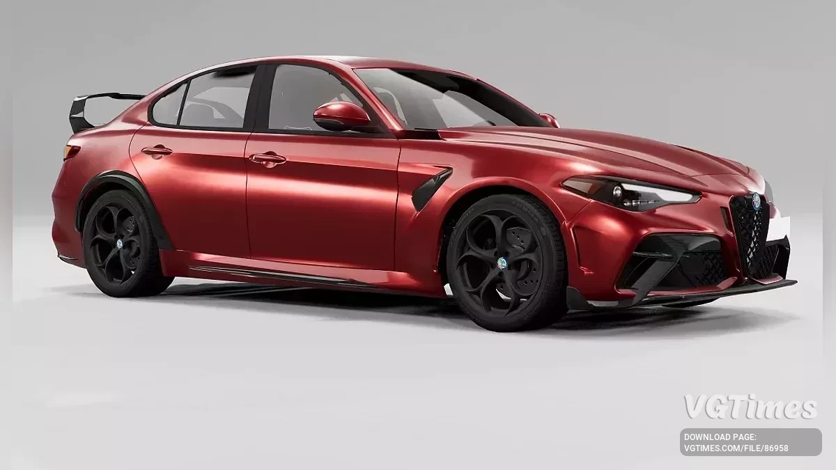 BeamNG.drive — Alfa Romeo Giulia Revamp Carbon Pack v2.90 (0.36.x)