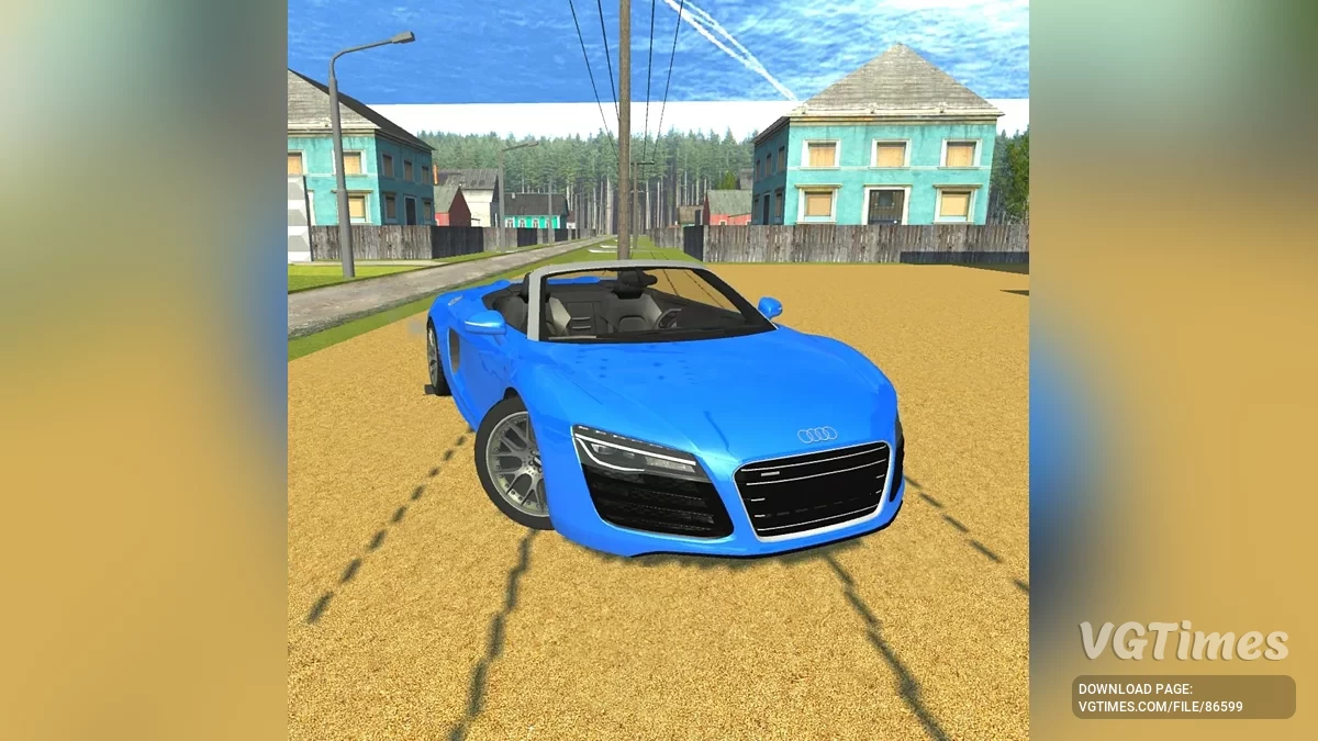 Simple Car Crash Physics Sim — AUDI R8 Spyder