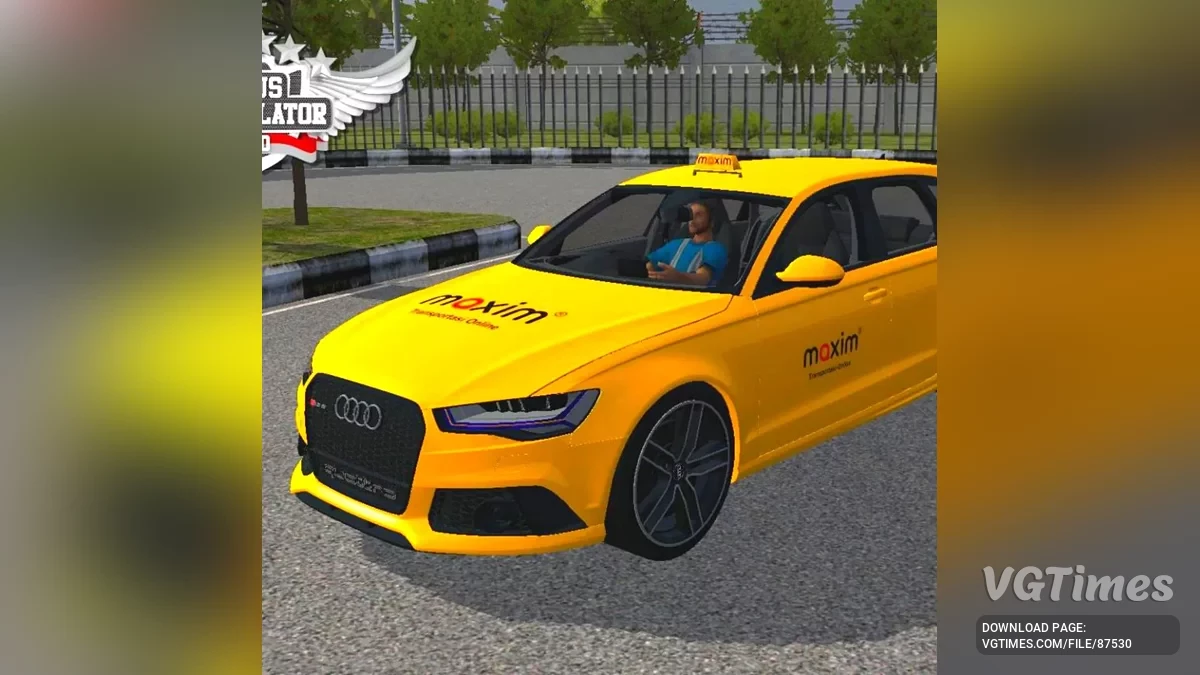 Bus Simulator Indonesia — AUDI RS6 такси