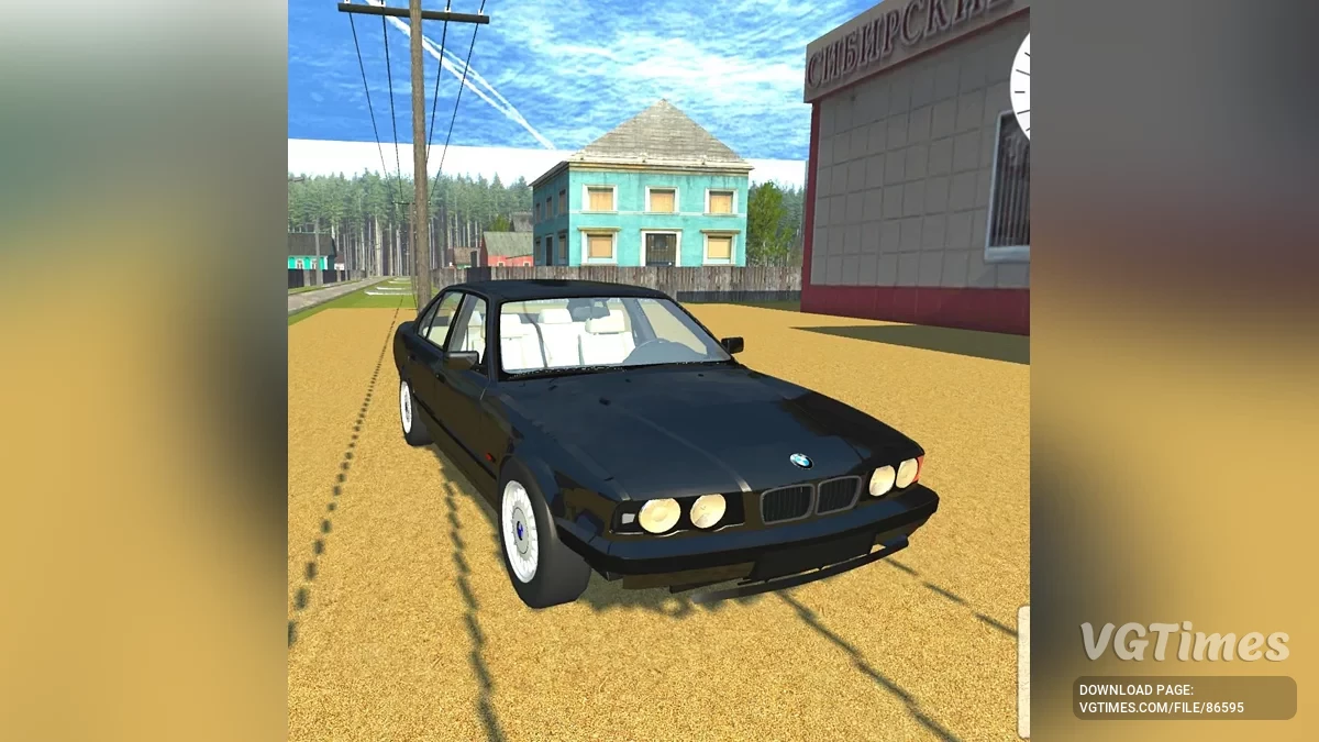 Simple Car Crash Physics Sim — BMW E34 из фильма "Жмурки"