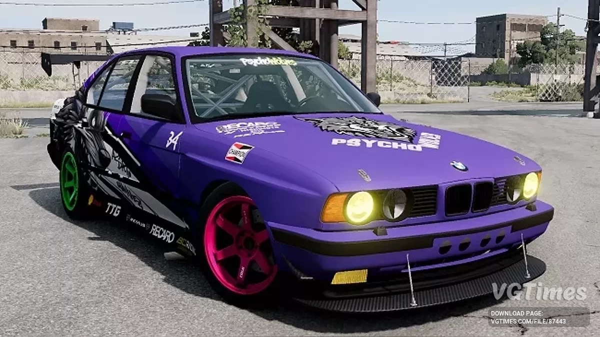 BeamNG.drive — BMW E34 Sedan and Touring v3.2 (0.37.x)