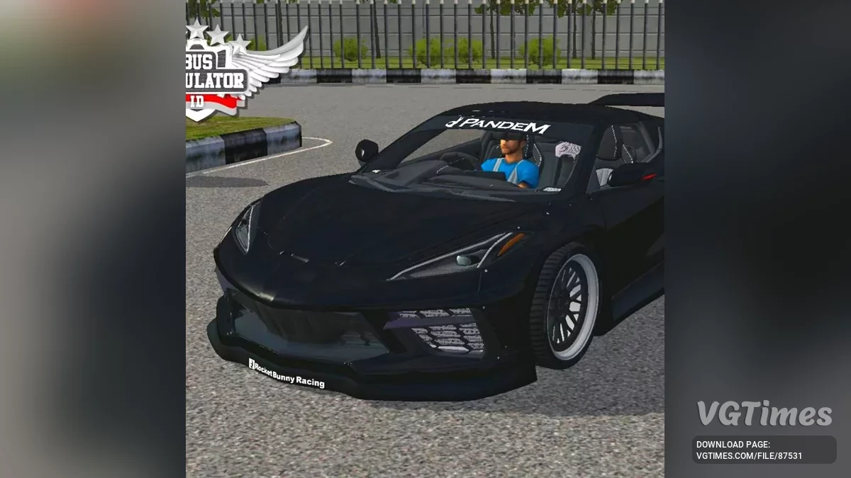 Bus Simulator Indonesia — Chevrolet Corvette Stingray 2020 Rocket Bunny