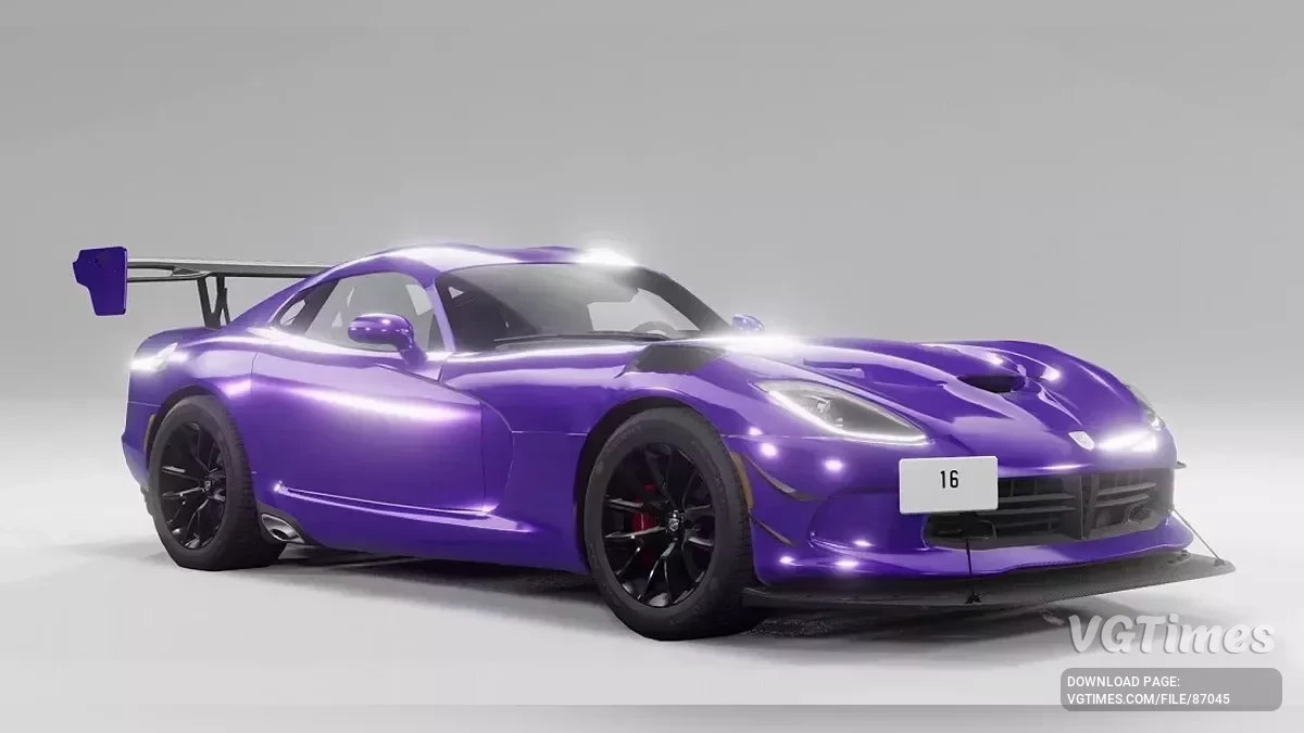 BeamNG.drive — Dodge Viper bugfix (0.36.x)