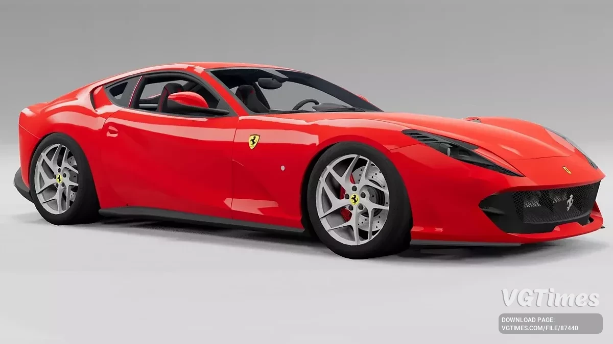 BeamNG.drive — Ferrari 812 SuperFast remastered (0.37.x)