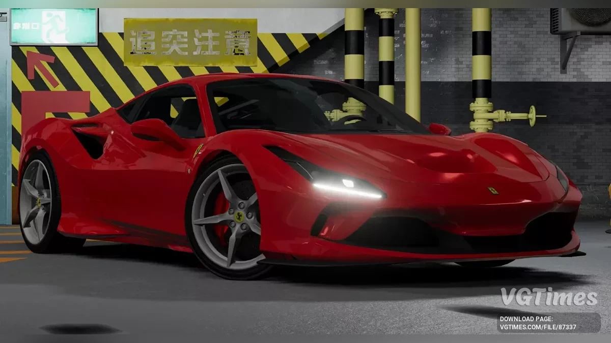 BeamNG.drive — Ferrari F8 2020-23 v2.10 (0.36.x)