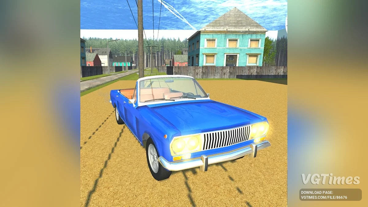 Simple Car Crash Physics Sim — ГАЗ 24 кабриолет