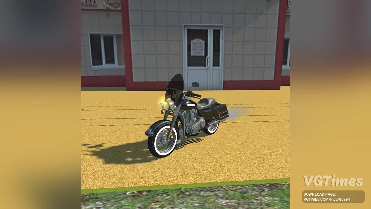 Simple Car Crash Physics Sim — Harley-Davidson road king