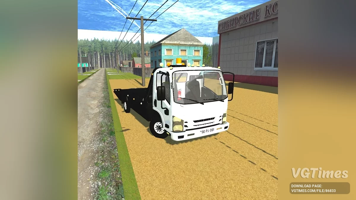 Simple Car Crash Physics Sim — Isuzu town truck