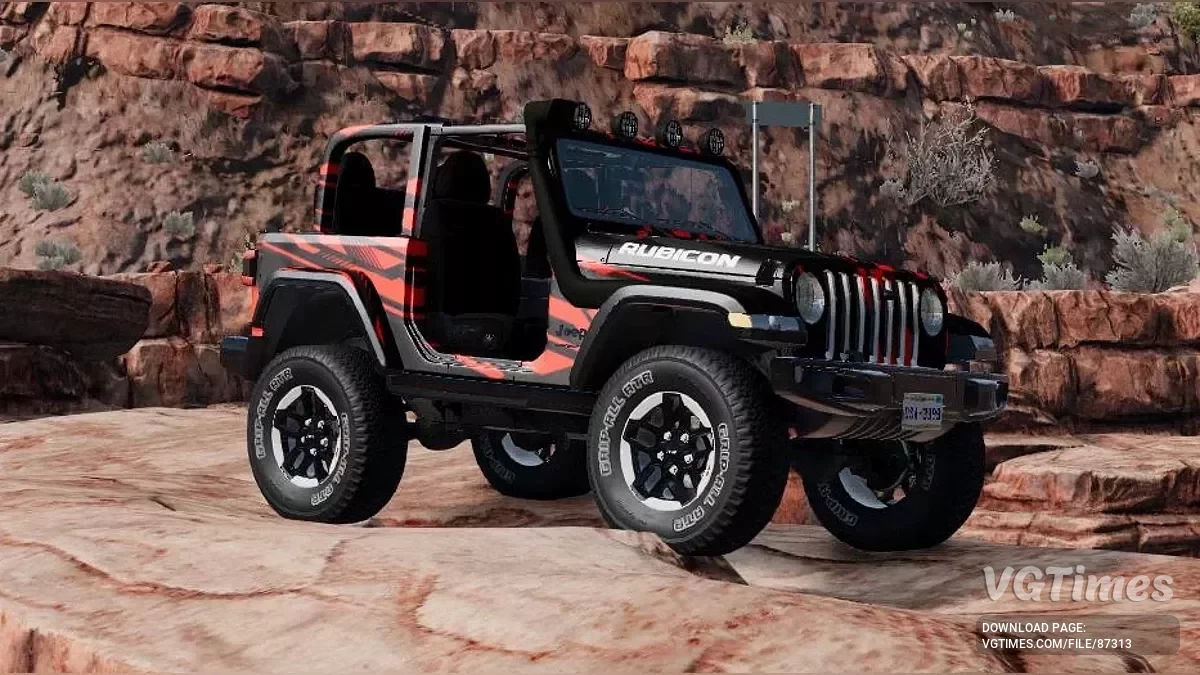 BeamNG.drive — Jeep Wrangler Rubicon 2018 v2.18 (0.36.x)