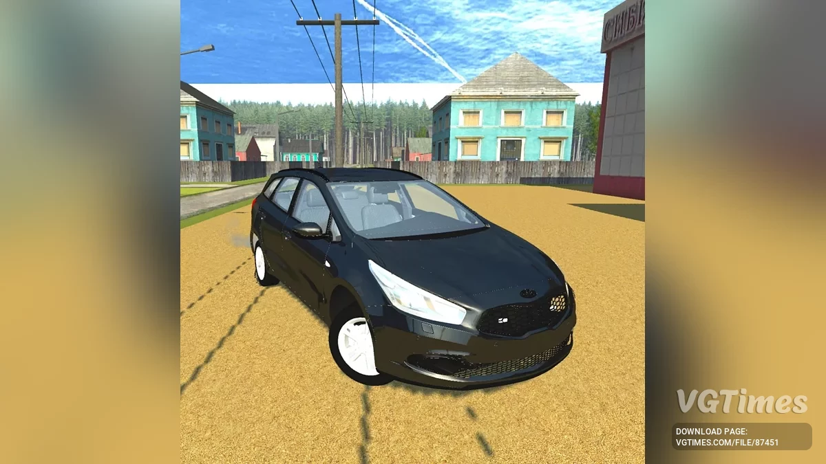 Simple Car Crash Physics Sim — KIA Ceed