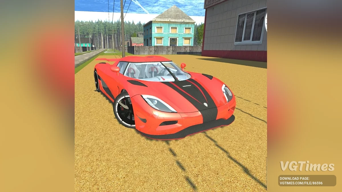 Simple Car Crash Physics Sim — Koenigzegg Agera R