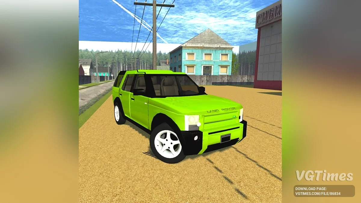 Simple Car Crash Physics Sim — Land Rover Discovery 3 HSE