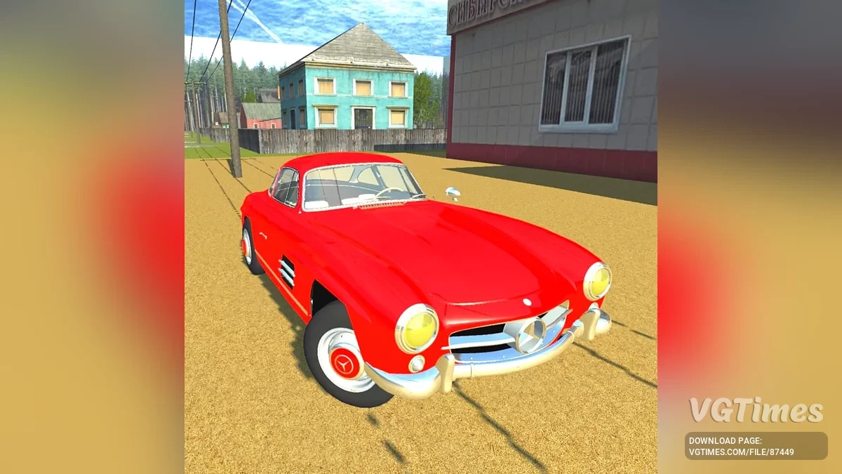 Simple Car Crash Physics Sim — Mercedes-Benz 300 SL