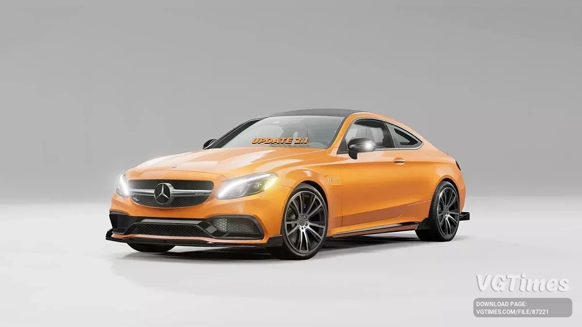 BeamNG.drive — Mercedes-Benz C-Class Coupe v2.40 (0.36.x)