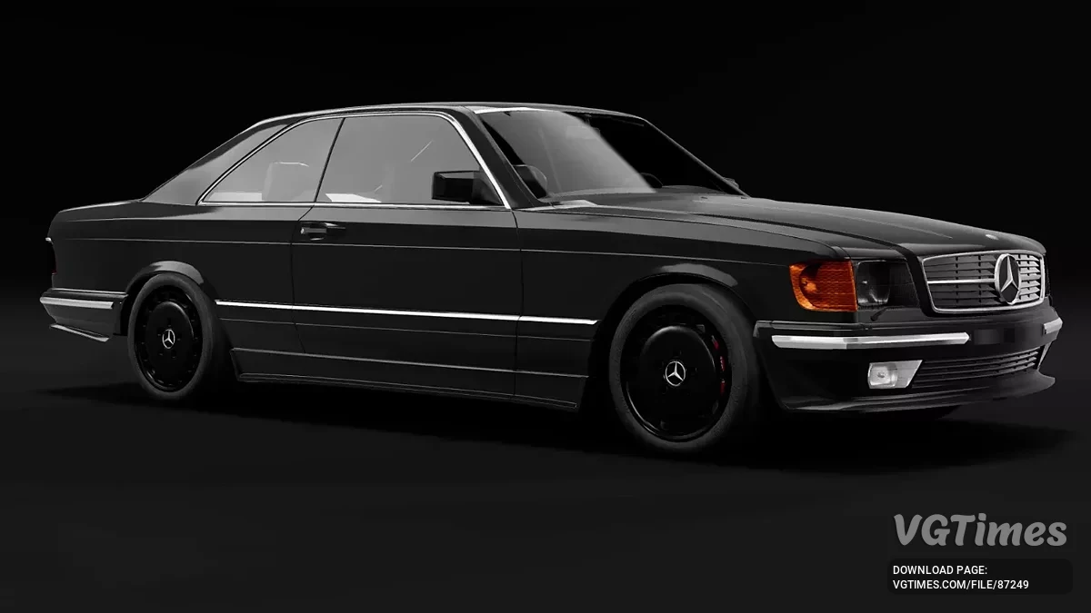 BeamNG.drive — Mercedes-Benz C126 v3.40 (0.36.x)