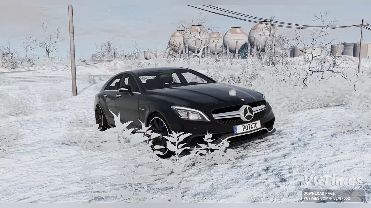 BeamNG.drive — Mercedes-Benz CLS Class C218 Restyling v3.20 (0.37.x)