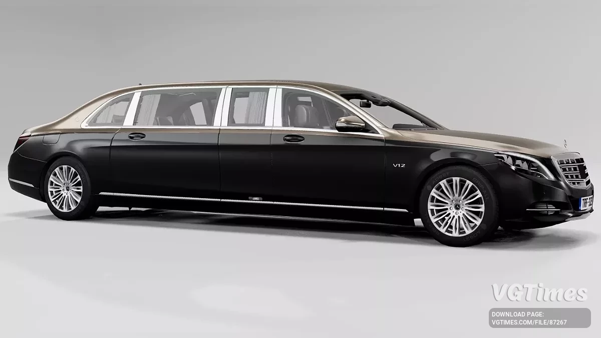 BeamNG.drive — Mercedes-Benz Maybach Pullman fixed (0.36.x)