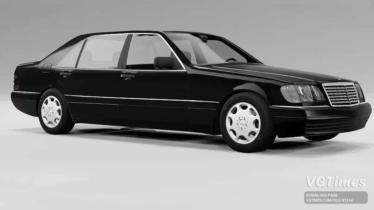 BeamNG.drive — Mercedes-Benz S600L V140 1993 v2.40 (0.36.x)