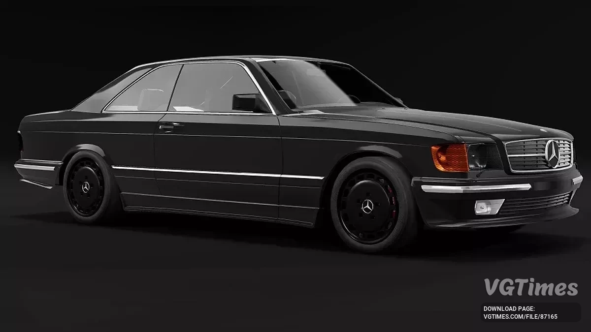 BeamNG.drive — Mercedes-Benz W126 560SEC v2.17 (0.36.x)