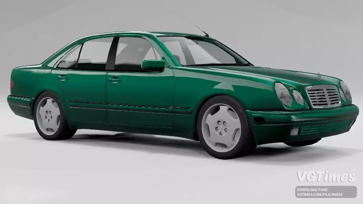 BeamNG.drive — Mercedes W210 v3.10 (0.36.x)