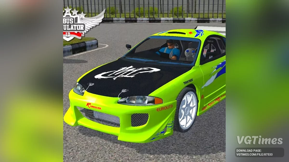 Bus Simulator Indonesia — Mitsubishi Eclipse GS T 1997 Fast Furious