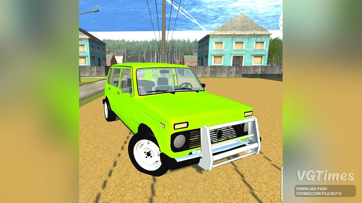 Simple Car Crash Physics Sim — Нива 2131 с кингурятником