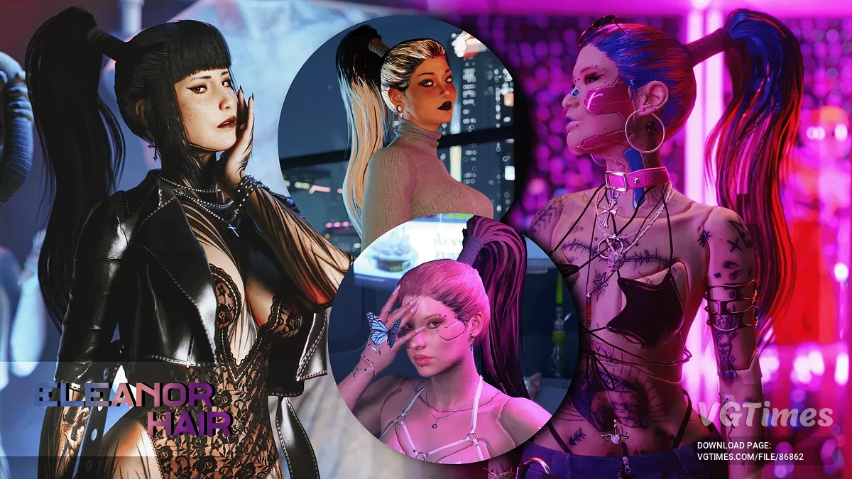 Cyberpunk 2077: Ultimate Edition — Прическа Элеоноры