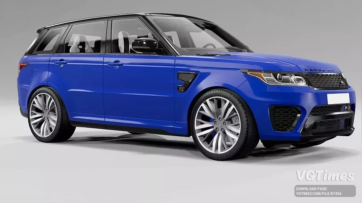 BeamNG.drive — Range Rover Sport SVR (L494) 2016 v3.50 (0.37.x)