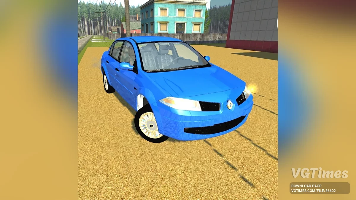 Simple Car Crash Physics Sim — Renault megane