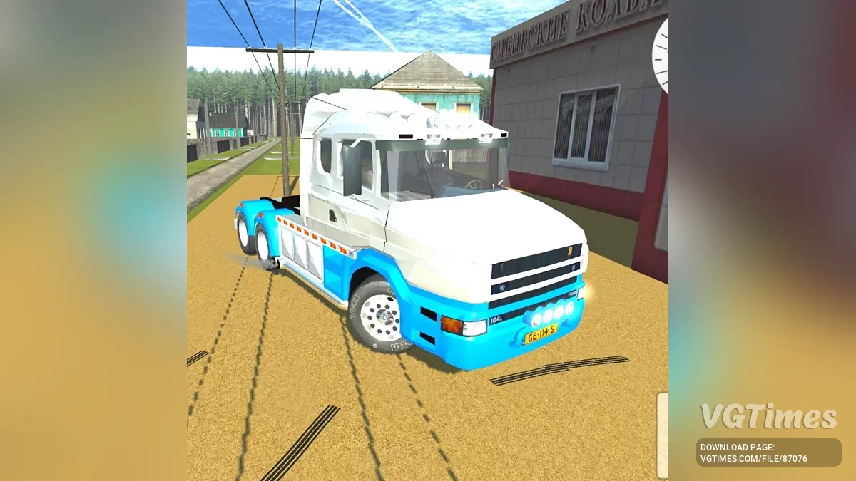 Simple Car Crash Physics Sim — Scania T164L 580 V8 + контейнер 2000-2004