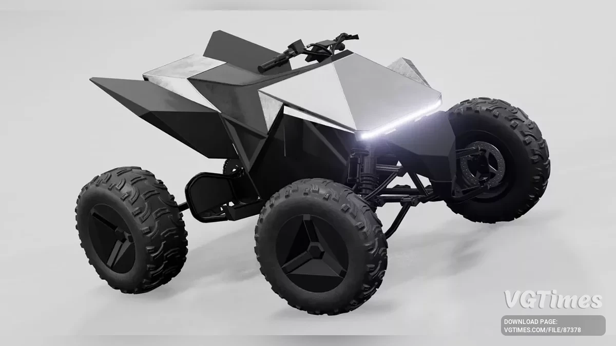BeamNG.drive — Tesla Cyberquad v2.30 (0.37.x)