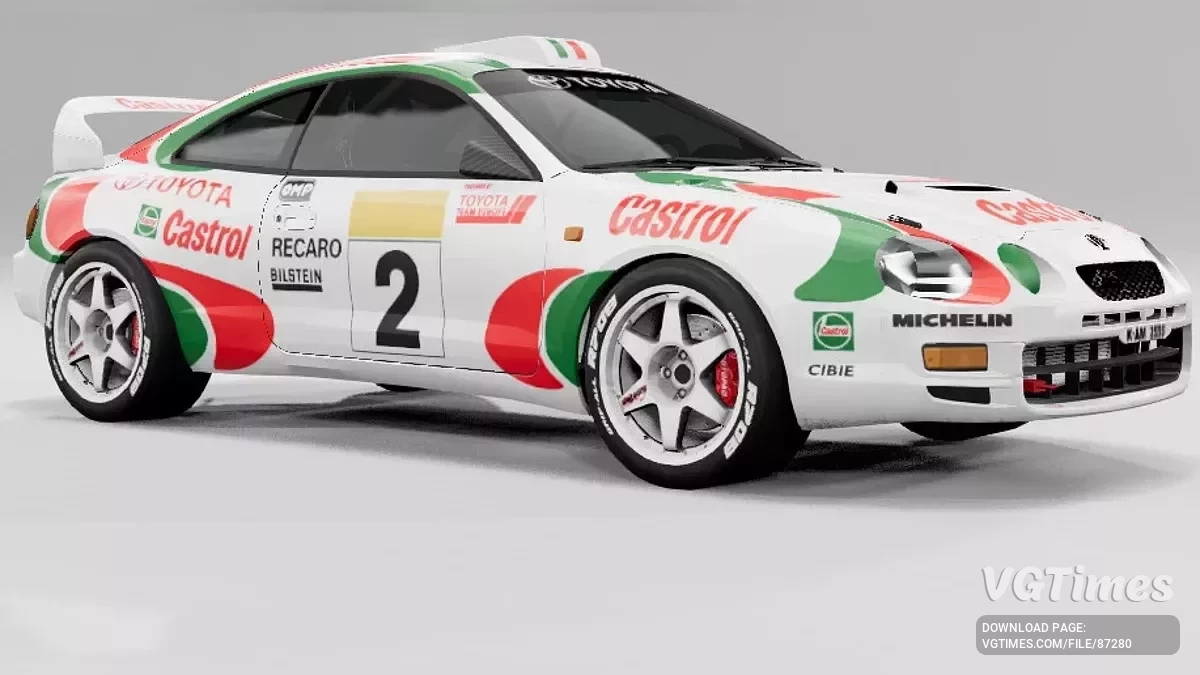 BeamNG.drive — Toyota Celica GT4 ST205 WRC v3.12 (0.36.x)