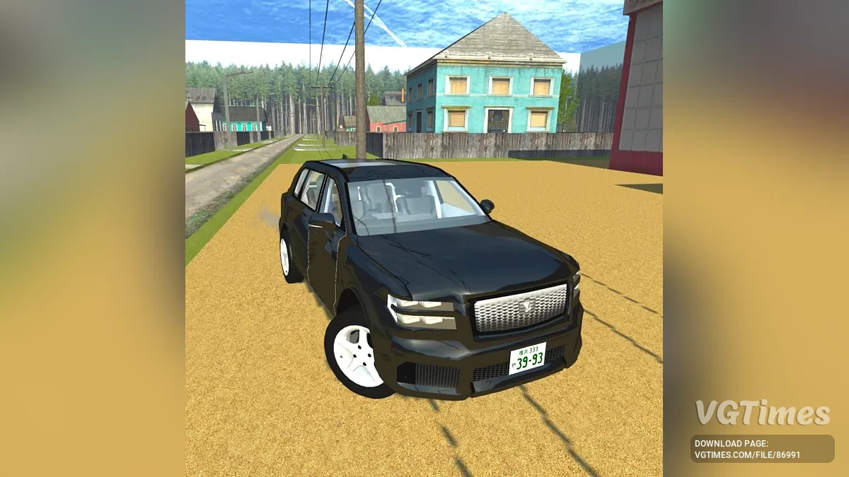 Simple Car Crash Physics Sim — Toyota Century