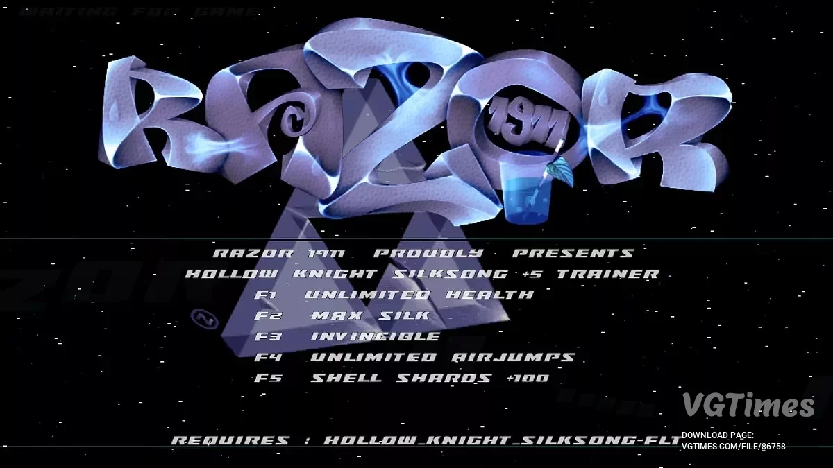 Hollow Knight: Silksong — Трейнер (+5) [FLT]