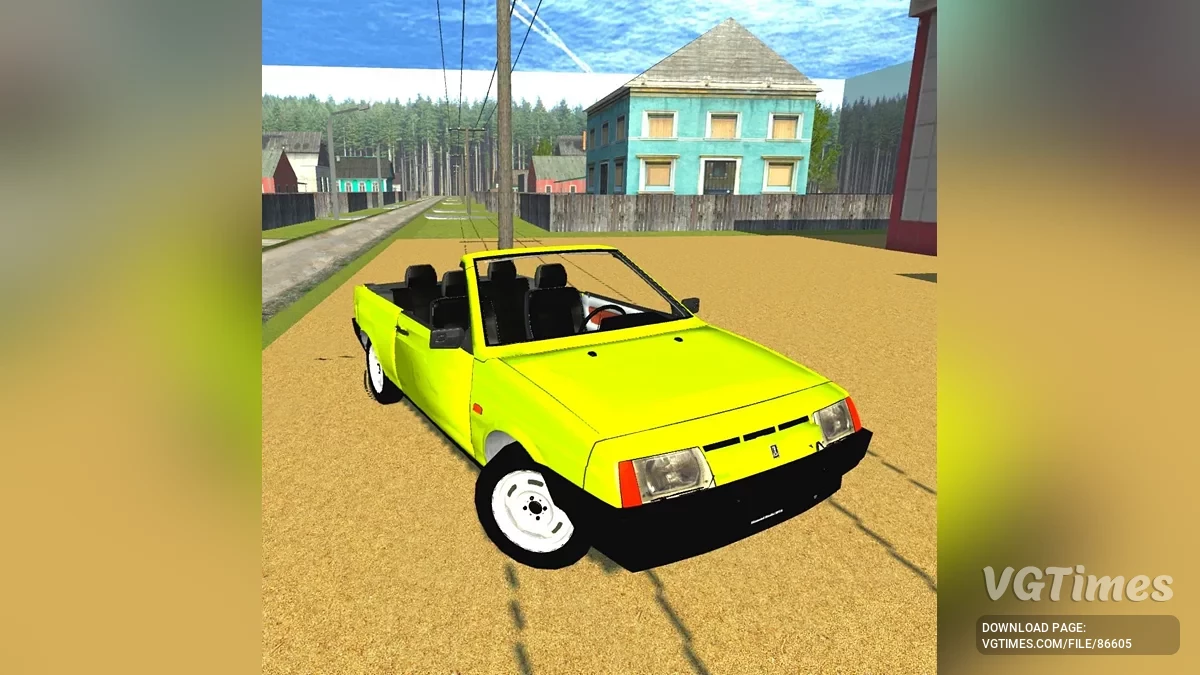 Simple Car Crash Physics Sim — ВАЗ 2108 кабриолет