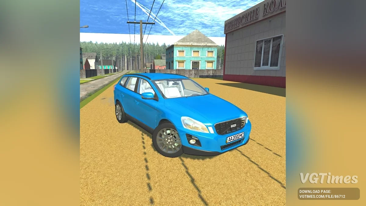 Simple Car Crash Physics Sim — Volvo XC60