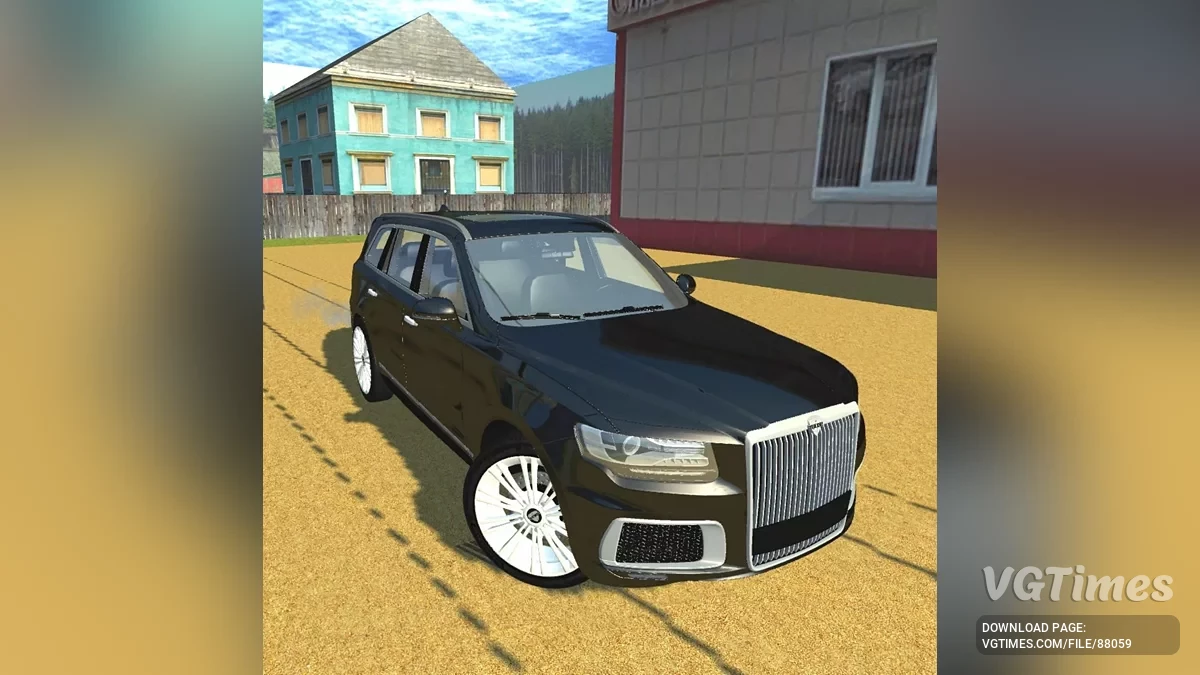 Simple Car Crash Physics Sim — Aurus Komendant 2020-2023