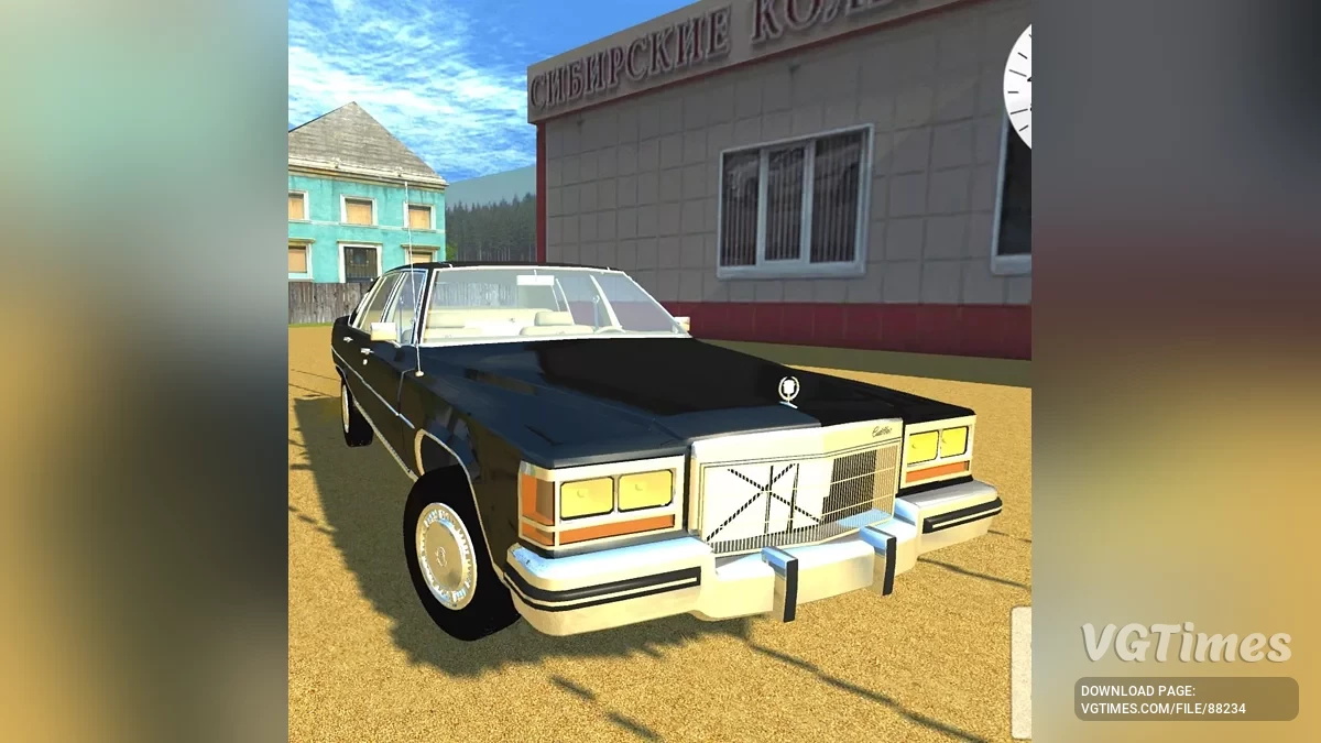 Simple Car Crash Physics Sim — Cadillac Fleetwood Brougham